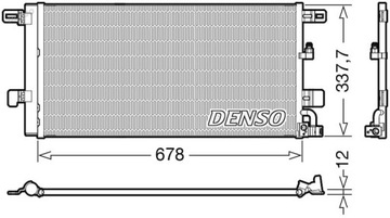 DENSO DCN02001 KONDENZÁTOR KLIMATIZACE