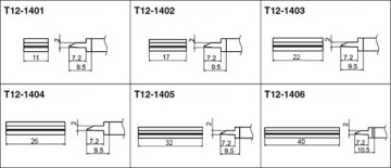 НАКОНЕЧНИК ДЛЯ ПАЯЛЬЦА T12-1404/26 HQ