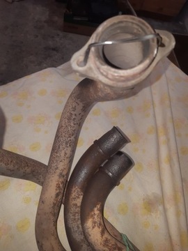 Выпускной коллектор, зонд катализатора Honda VFR 800 Fi 98-01 Rc46