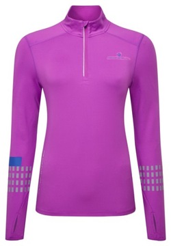 RONHILL Bluza biegowa damska AFTERHOURS 1/2 ZIP thistle/cobalt L