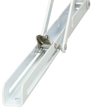 КРОНШТЕЙН УГЛОВОЙ СКЛАДНОЙ ПОД ПОЛКУ 400ММ 2 ШТ.