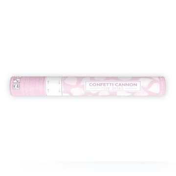 Фантастическая трубка конфетти с лепестками белых роз, 40 см.