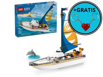 LEGO City 60438 Żaglówka + 2 x brelok LEGO - GRATIS