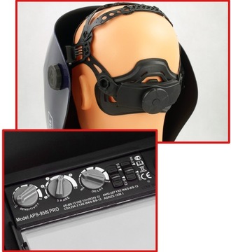 Автоматическая сварочная маска HELMET с автоматическим затемнением IDEAL MIG MAG TIG