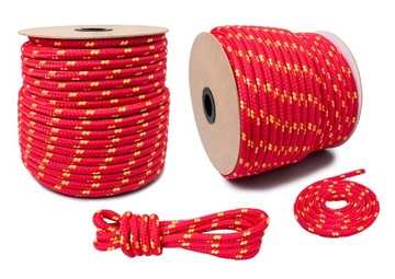 LINA POLIPROPYLENOWA linka Pleciona Żeglarska MOCNA 12mm 10M