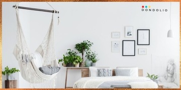 ПОДВЕСНОЙ СТУЛ, БРАЗИЛЬСКИЙ СТУЛ, КАЧЕЛИ, ГАМАК + 3 подушки Дондолио