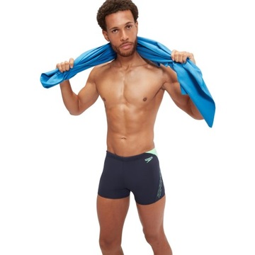 Szorty kąielowe Speedo HYPERBOOM SPL SHORT AM NAVY/GREY 36