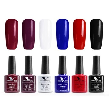 6pcs VENALISA lakier hybrydowy zestaw 7.5ml