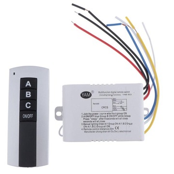 Remote Control Light Switch Kit Lighting 3 Way