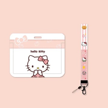 Sanrio Cute Girl Heart Card Holder Set Hello Kitty Doctor and Nurse ID