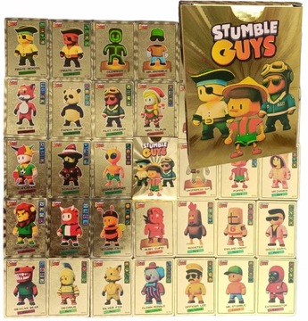 Złote karty KARTY STUMBLE GUYS 55 sztuk !!!