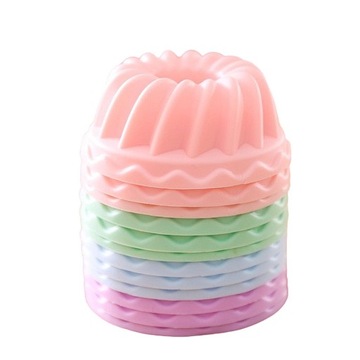 12 szt. Mini silikonowe formy do pieczenia babki