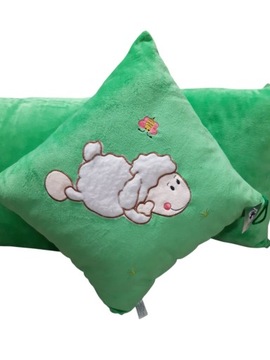 Талисман подушка плюшево с овечьей 35 х 35 см