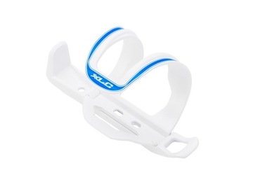 Koszyk na bidon rowerowy XLC BC-S06 / Biały/Niebieski