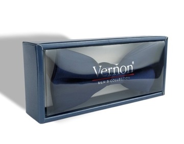Vernon Elegant Classic темно-синий мужской галстук-бабочка