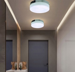 LAMPA WISZĄCA SUFITOWA PLAFON LED NOWOCZESNA CHROM