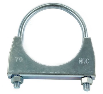 MDC obejma opaska U-Clamp rura TŁUMIK WYDECH fi 70