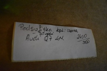 ИДЕАЛЬНЫЙ КОМПЛЕКТ СТОЙКОВ ПОТОЛКА. ЧЕРНЫЙ AUDI Q7 4M 1