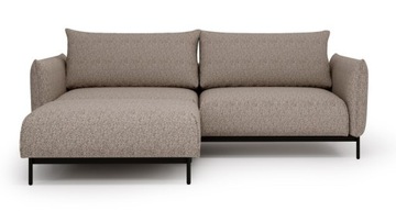 Narożnik, zestaw sofa + pufa BUENO 223cm z funkcją spania