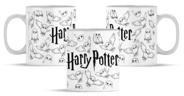 Кружка Harry Potter Hedwig с ручкой 330 мл