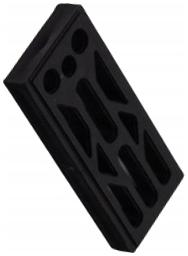 Dystans 7 mm do wieszaka uchwytu żaluzji 50mm odsunięcie od ściany czarny