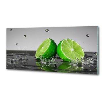Panel do kuchni Limonka w wodzie 125x50 cm + KLEJ