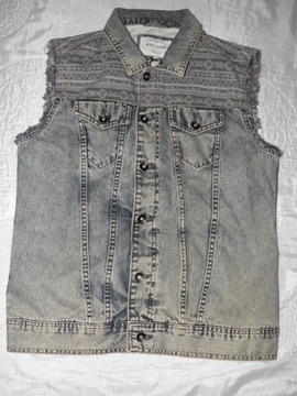 RIVER ISLAND EXTRA KAMIZELKA JEANS R M