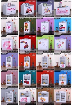 КРОВАТЬ 140/70 С ЯЩИКОМ БЕЛАЯ - HAPPYBABIES_PL
