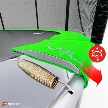 МАЛЕНЬКИЙ САДОВЫЙ батут ДЛЯ ДЕТЕЙ 183 СМ F-STAR 6 ФУТОВ ЗЕЛЕНАЯ НАРУЖНАЯ СЕТКА