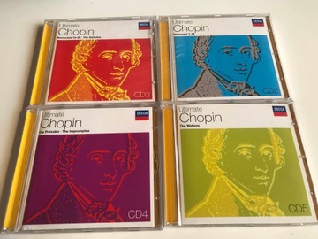 4CD Ultimate Chopin Waltzes Nocturnes 1-14 15-20 Preludes STAN 6-/6