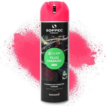 SOPPEC FOREST FLUO MARKER FARBA DO DRZEW RÓŻOWA