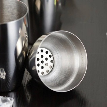 SHAKER BAROWY DO DRINKÓW I KOKTAJLI 500ML stalowy