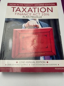 Taxation: Finance Act 2016 Alan Melville