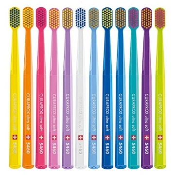 3x ультрамягкая зубная щетка CURAPROX