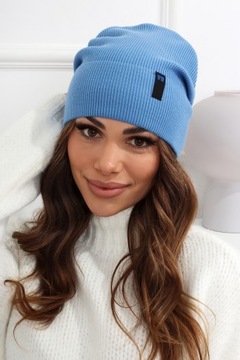 CZAPKA DAMSKA ZIMOWA CIEPŁA SPORTOWA BEANIE MODNA WYGODNA KOLORY 2746