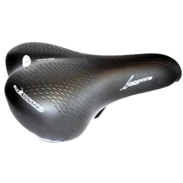 Pohodlné sedlo na kolo Selle Bassano Leggera 245x225 mm s třmenem