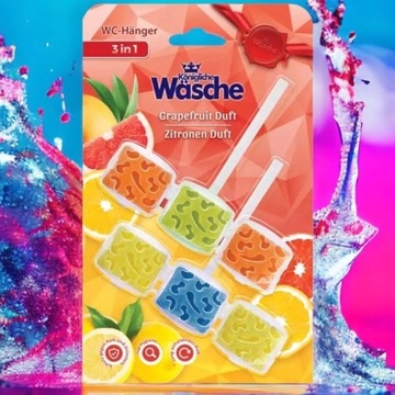 Niemiecka Zawieszka WC, kostka do WC Grejpfrut Konigliche Wasche