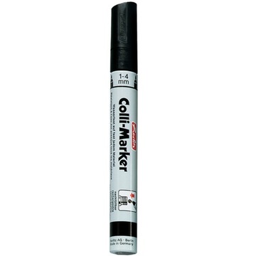 Перманентный черный маркер Colli-Marker HERLITZ
