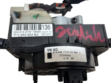 КОМБИНИРОВАННЫЙ ПЕРЕКЛЮЧАТЕЛЬ ПЕРЕКЛЮЧАТЕЛЯ МИГАЛКИ КРУИЗ-КОНТРОЛЬ ЛЕНТА РЕВОЛЬВЕР SEAT IBIZA 6J