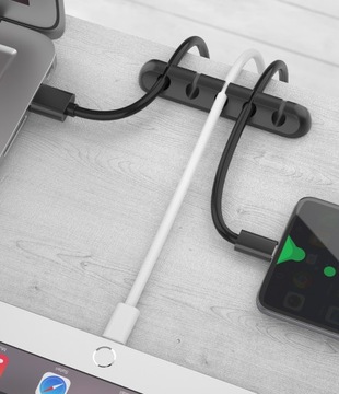 ORGANIZER DO KABLI PRZEWODÓW NA BIURKO UCHWYT 3M