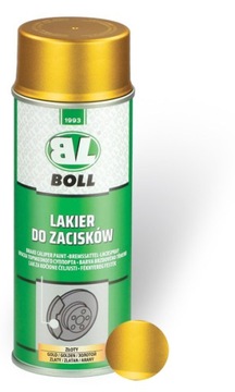 BOLL LAKIER FARBA DO ZACISKÓW HAMULCOWYCH ZŁOTY WYSOKI POŁYSK ANTYKOROZJA