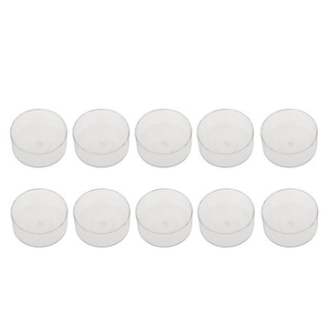 20 прозрачных чашек для чайных свечей,