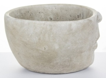 ЦВЕТОЧНЫЙ ГОРШОК ЛИЦЕВАЯ ГОЛОВКА БЕТОННАЯ ЦВЕТОЧНАЯ КРЫШКА