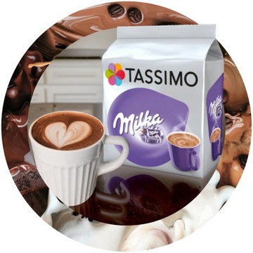 Шоколадные капсулы для эспрессо-машины Tassimo Milka Горячий шоколад 8 шт.