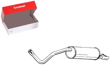 Задний глушитель SEAT IBIZA IV, IBIZA IV ST VW POLO 1.2