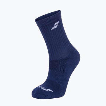 Теннисные носки Babolat, 3 пары, белый/темно-синий/серый 5UA1371 39-42 EU