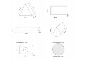 KANAPA SOFA modułowa rozkładana dla dzieci łózko poduszka materac piankowa