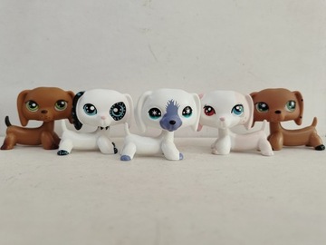 LPS Littlest Pet Shop OOAK koty&pies 5pcs