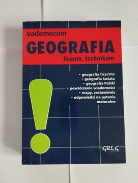 Sciąga Vademecum GEOGRAFIA Liceum Technikum mini w