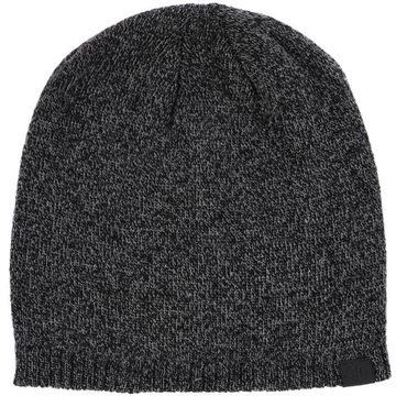 4F ШАПКА МУЖСКАЯ ЗИМНЯЯ ДВУХСЛОЙНАЯ, СЕРЫЙ МЕЛАНЖ